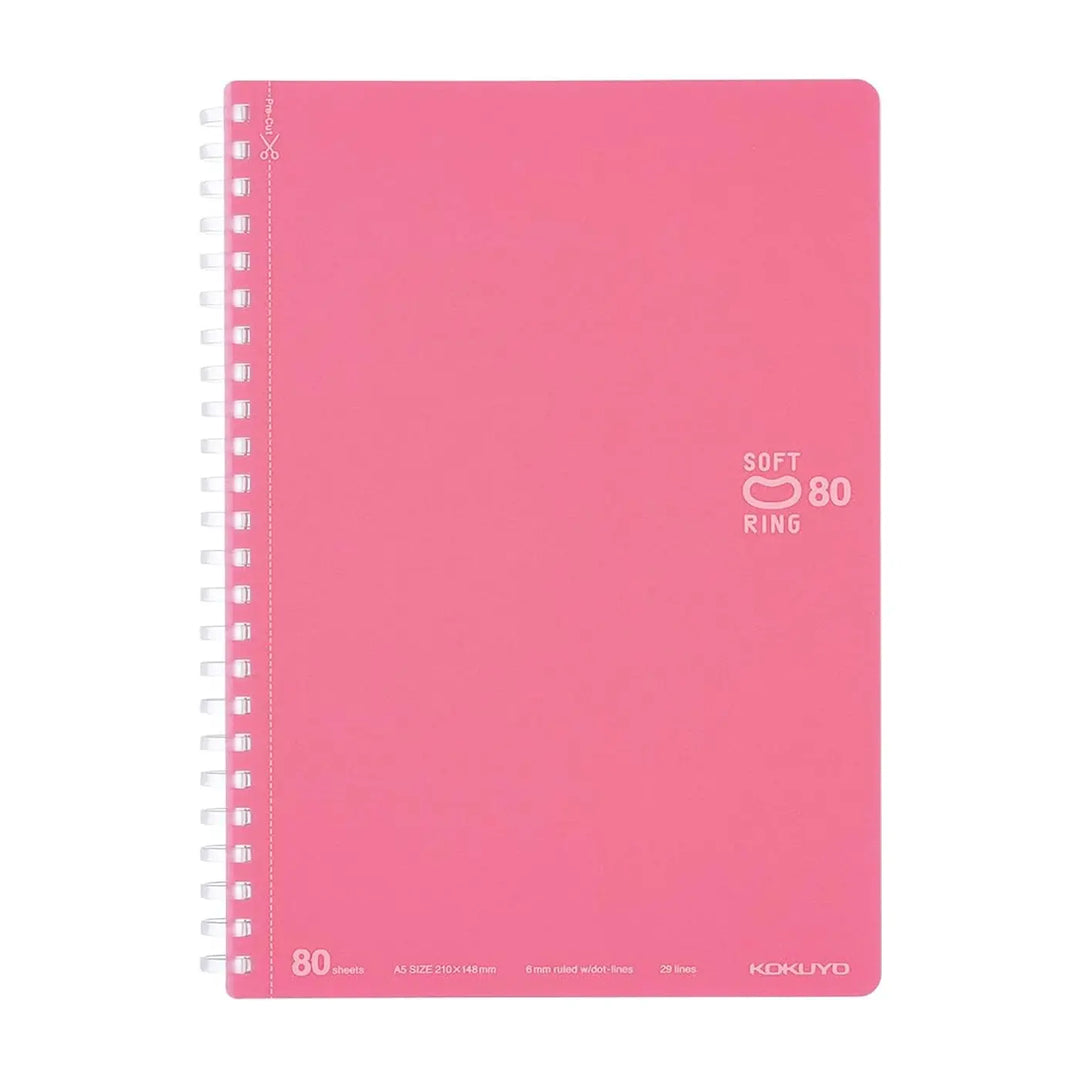 Kokuyo Soft Ring Dotted Line Notebook 80 sheets