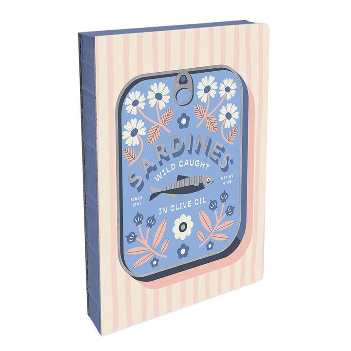 Studio Oh Wild Caught Sardines Medium Coptic-Bound Journal
