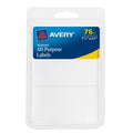 Avery White All-Purpose 1-1/2"x2-3/4" Labels 76 Count thumbnail