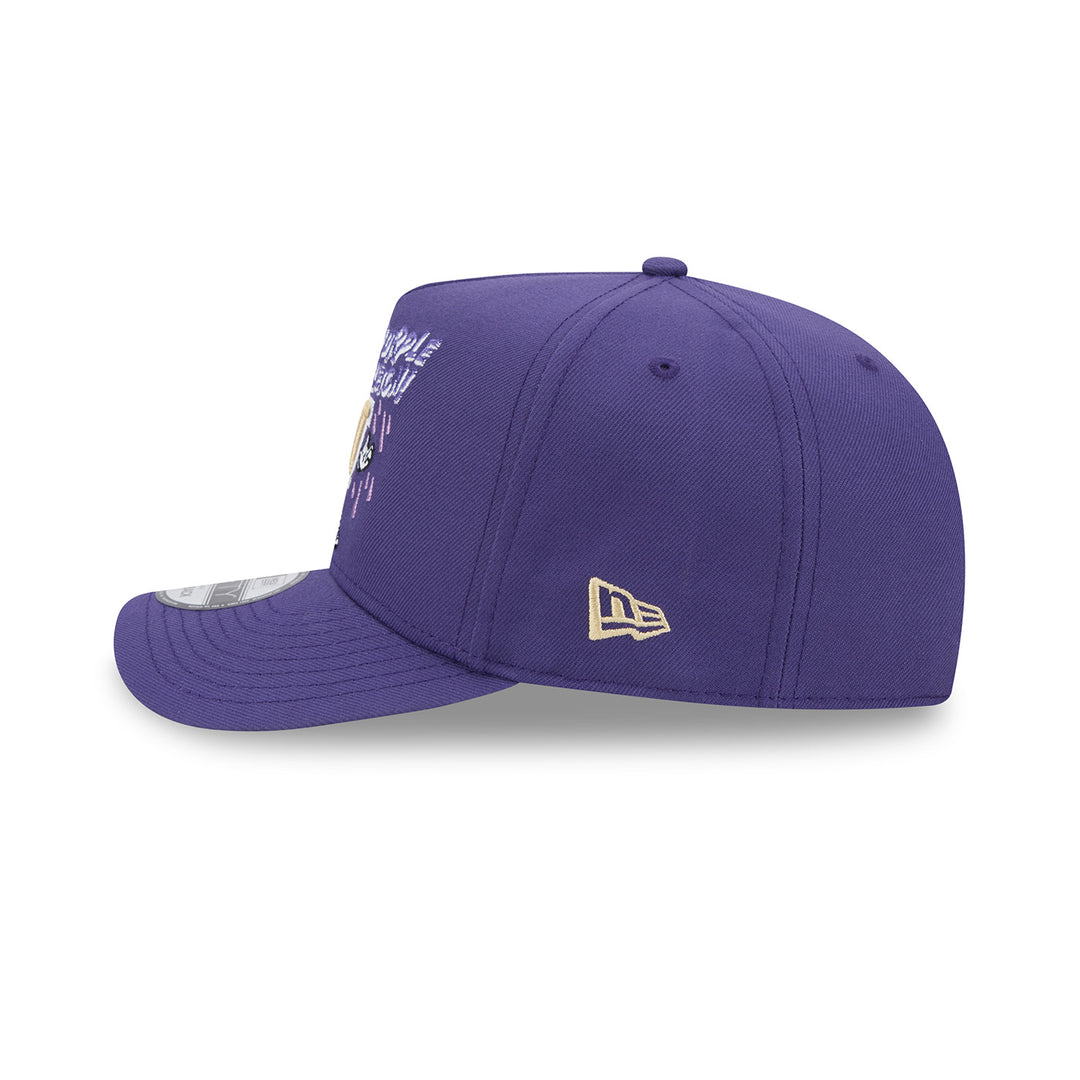 New Era Purple Washington Huskies 9Fifty A-Frame Cartoon Logo Snapback Hat