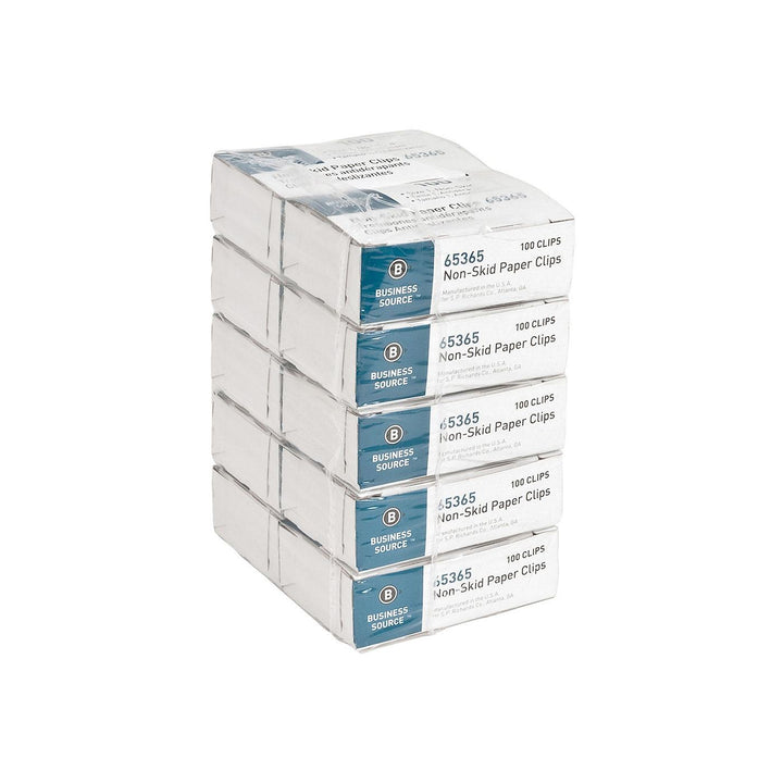 Business Source #1 Non-Skid Paper Clips 100 Pack