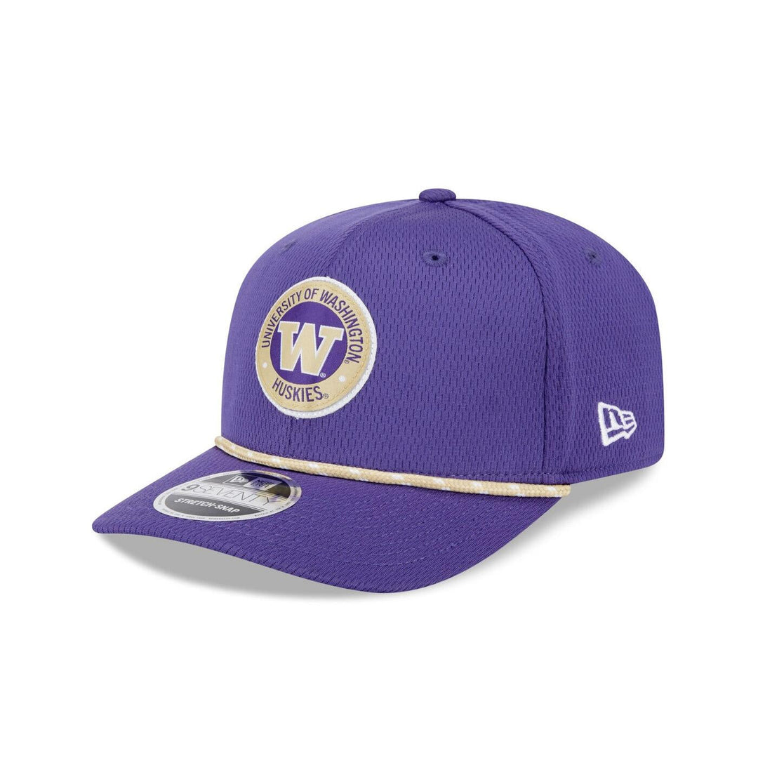 New Era Purple 9Seventy Circle Rope CFB Sideline Stretch Snap Adjustable Hat
