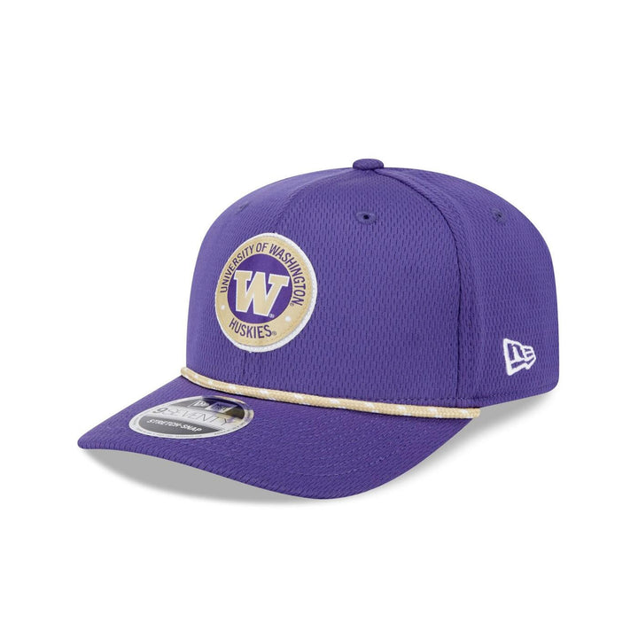 New Era Purple 9Seventy Circle Rope CFB Sideline Stretch Snap Adjustable Hat