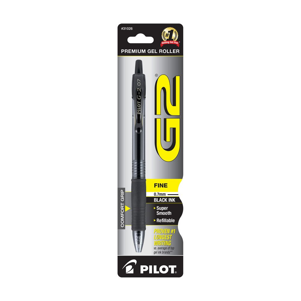 Pilot G2-7 Fine Point .7mm Retractable Gel Pen 1 Pack