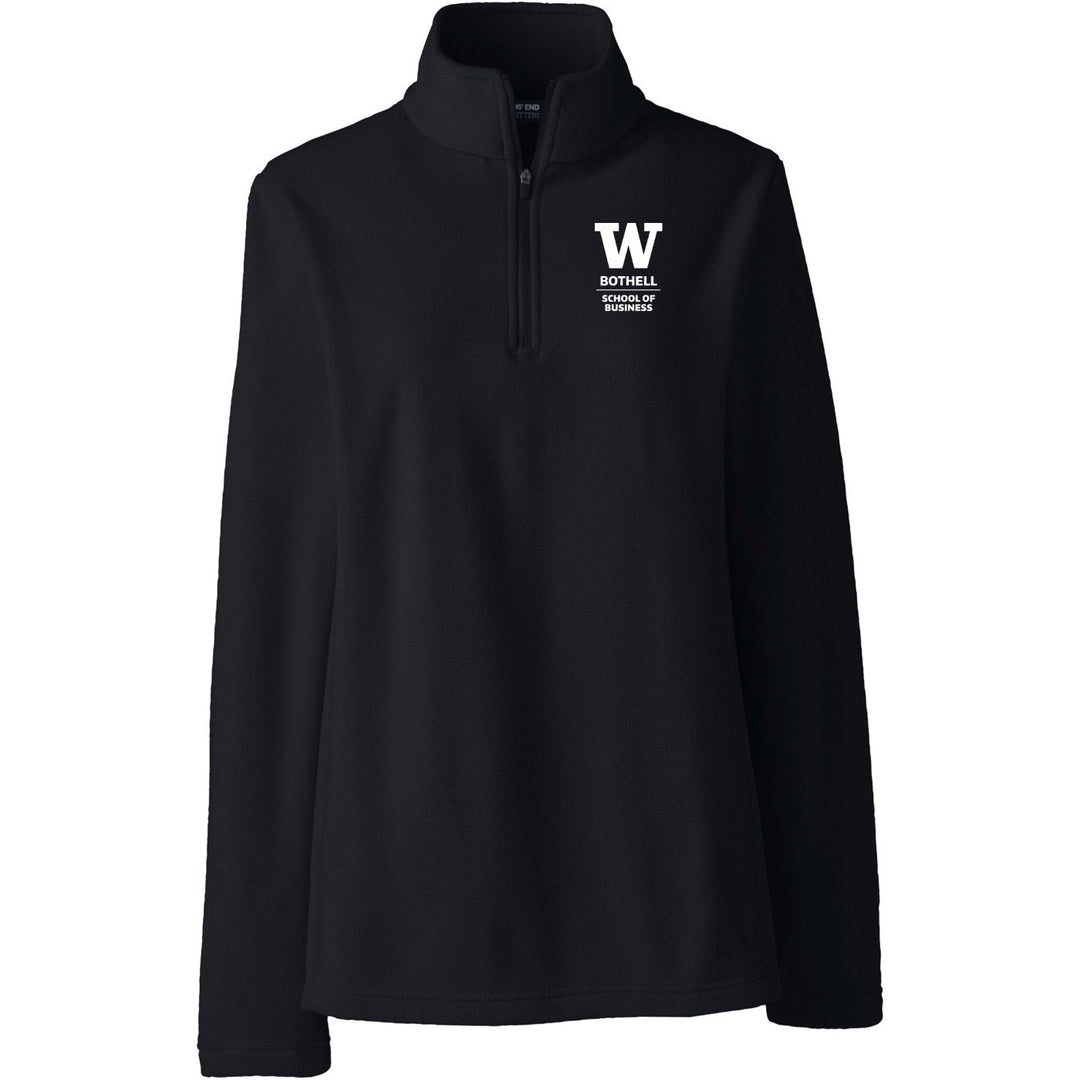 Lands' End Women's UW Bothell School of Business Thermacheck Fleece Quarter Zip