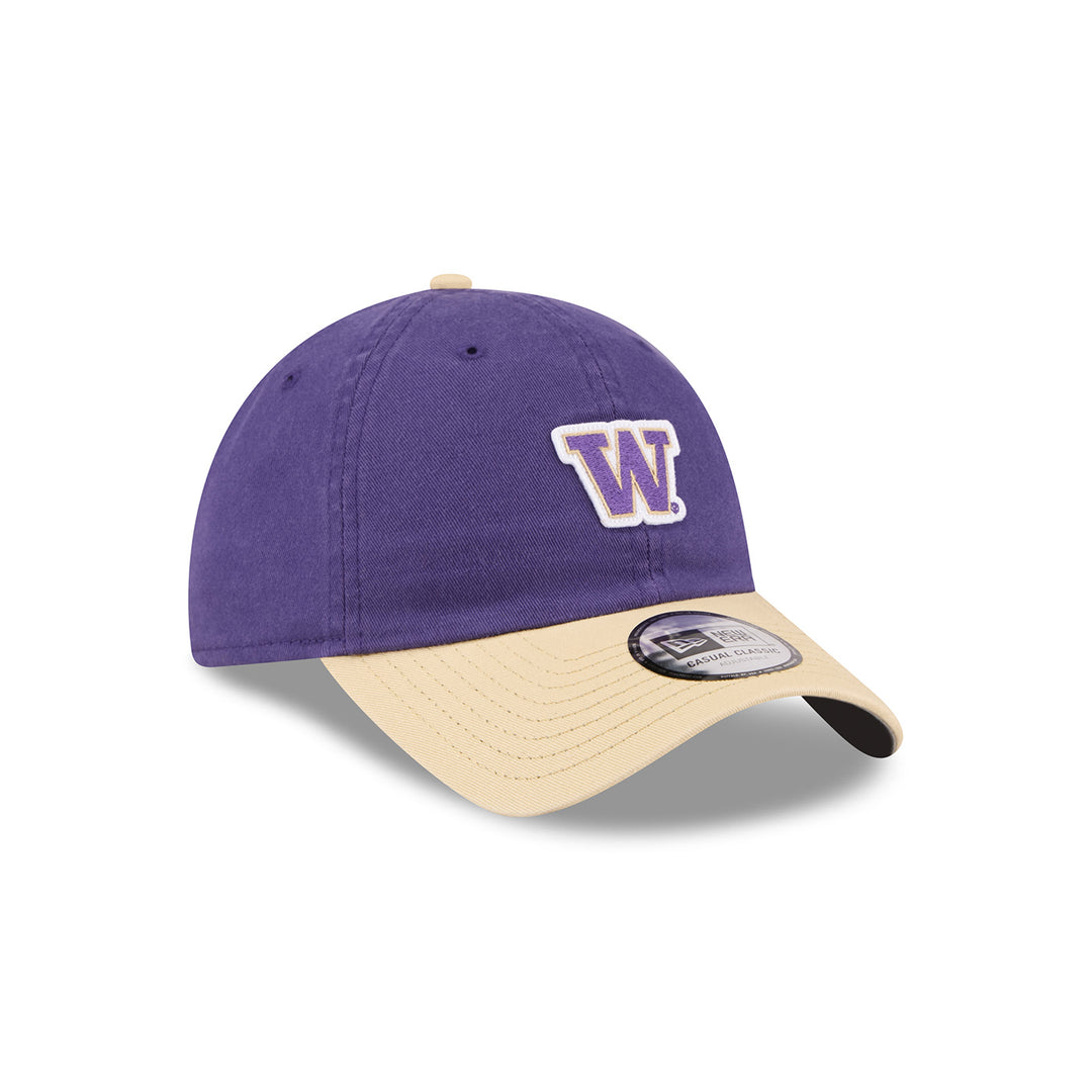 New Era Purple Gold Washington Huskies 2t Micro Logo Casual Classic Hat