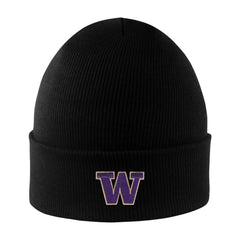 Photo of LogoFit Unisex Black Washington Huskies North Pole Cuff Beanie.