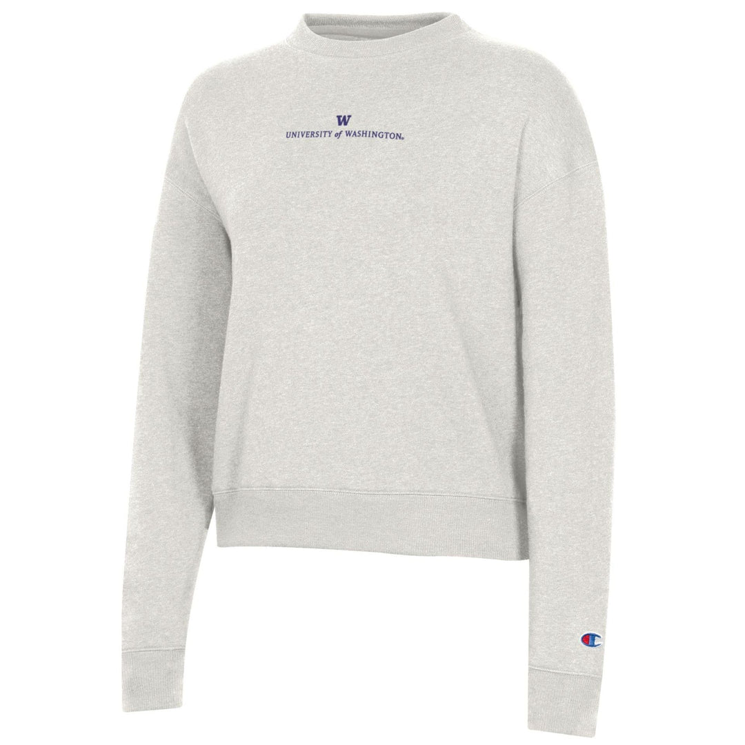 Champion Women's University of Washington Embroidered Triumph Crewneck
