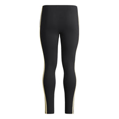 adidas Women's W Laurels Gold Stripe Leggings Back Hover
