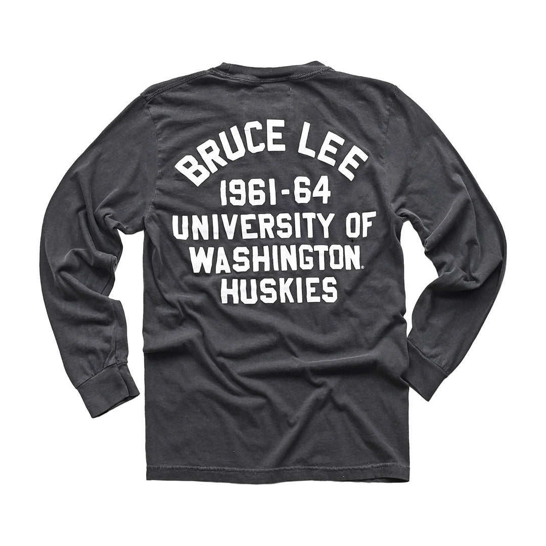 Roots of Fight Unisex Washington Huskies Bruce Lee UofW Long Sleeve Tee