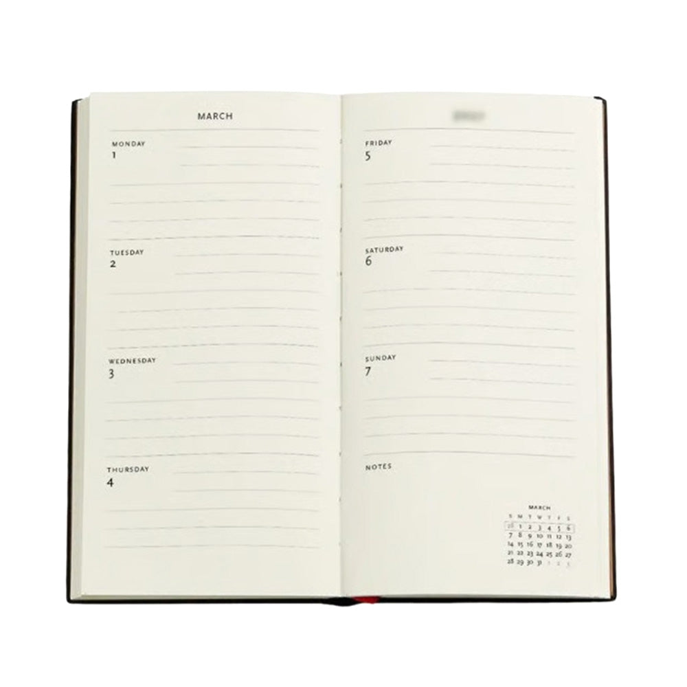 2027 Lotus River Slim Horizontal Hardcover 12-Month Weekly Planner