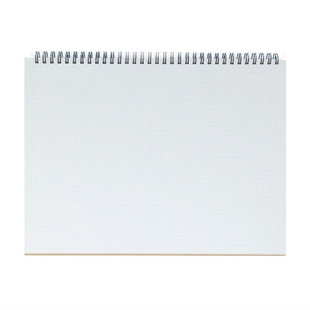 Maruman Black Mnemosyne 5mm Grid Top Spiral Notebook 70ct