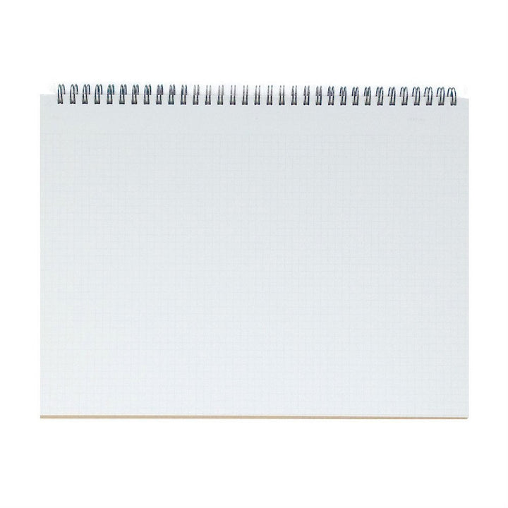 Maruman Black Mnemosyne 5mm Grid Top Spiral Notebook 70ct