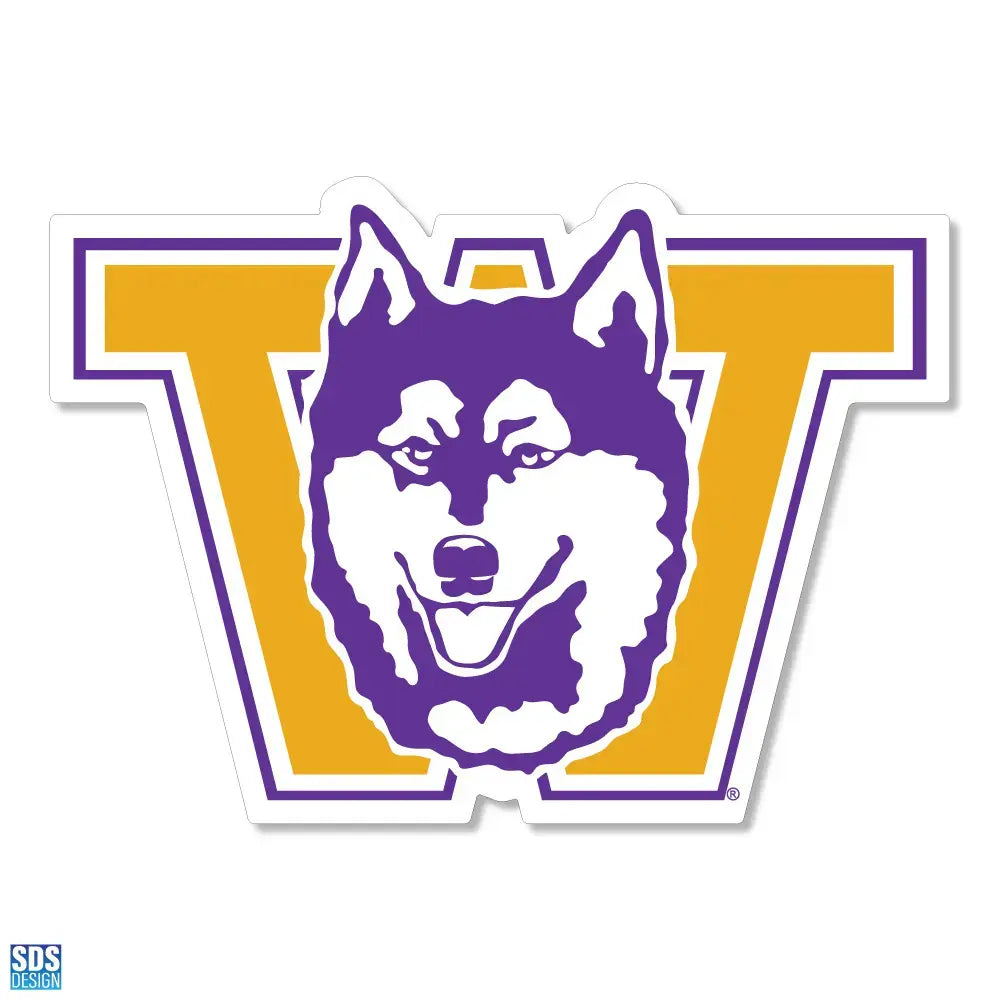 SDS Vault Dog W Vinyl Decal 3"
