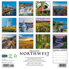 2027 Pacific Northwest Wall Calendar Hover