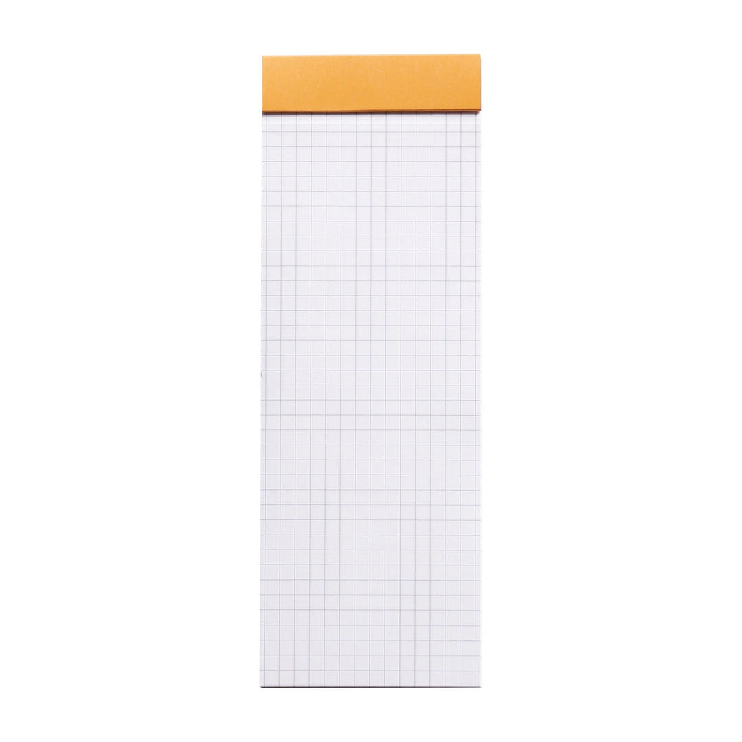Rhodia Orange 3"x8.25" 5x5 Quad Graph Top Stapled 80ct