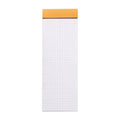 Rhodia Orange 3"x8.25" 5x5 Quad Graph Top Stapled 80ct thumbnail
