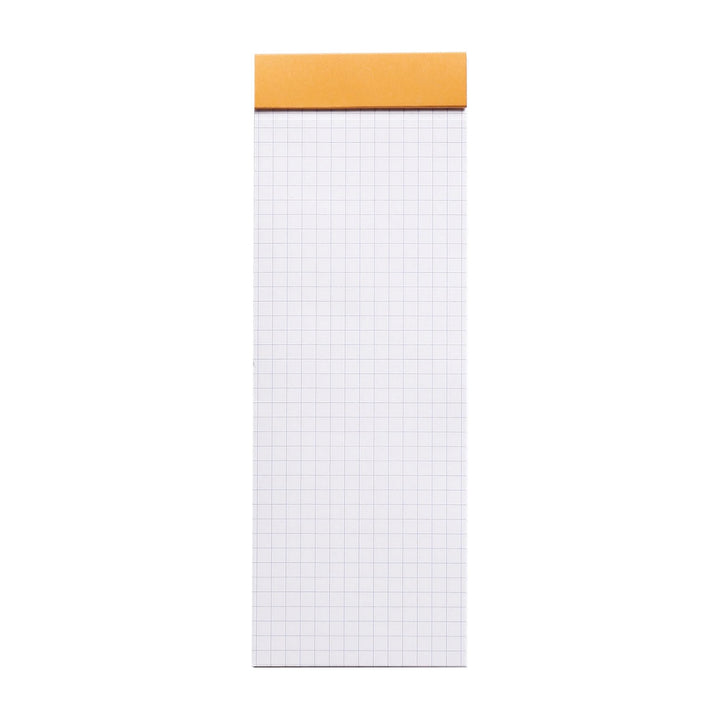 Rhodia Orange 3"x8.25" 5x5 Quad Graph Top Stapled 80ct