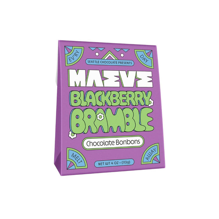 Maeve Seattle Chocolate Blackberry Bramble Bonbon Box 4oz