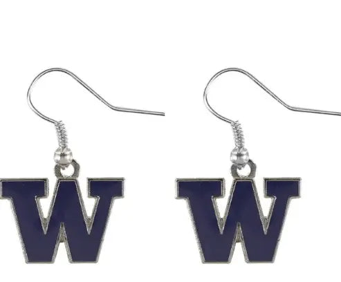 Aminco Women's Purple W Enamel Dangle Earrings