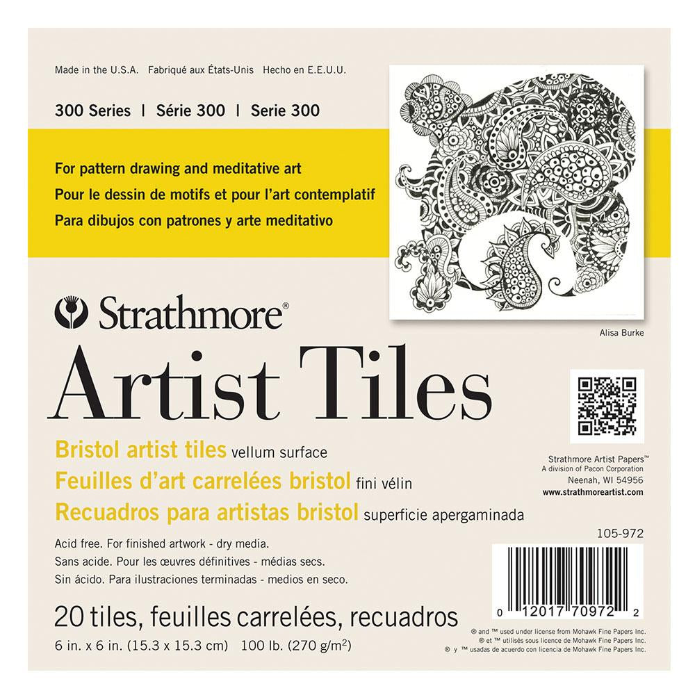 Strathmore Bristol Vellum Artist Tiles 20 Packs