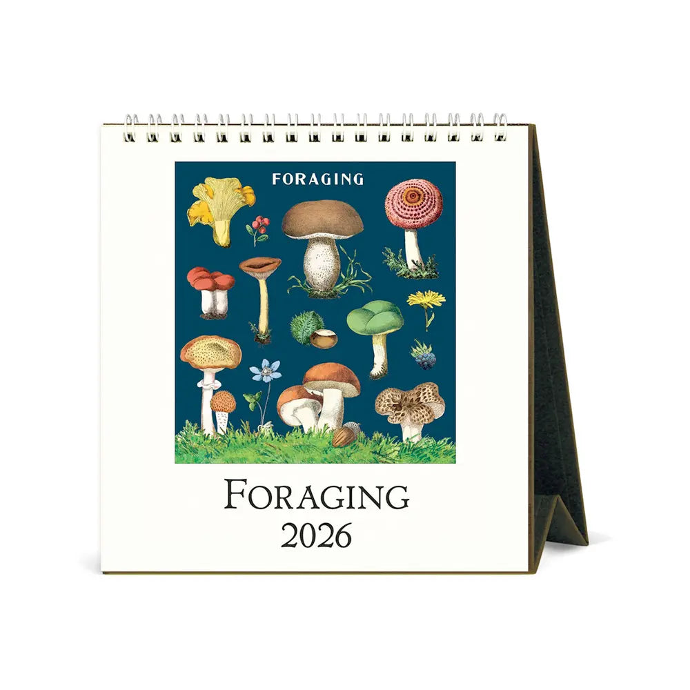 Cavallini Foraging 2026 Desk Calendar