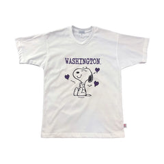 Photo of Third Street Unisex Washington Huskies Snoopy Hearts Tee.