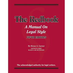 The Redbook (5e 23) A Manual on Legal Style