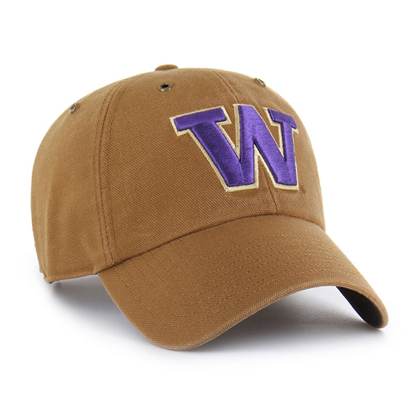 Carhartt x 47 Brand Brown Washington Huskies Clean Up Adjustable Hat