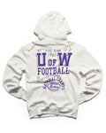 ROF Unisex 1960 National Champs W Husky Head Hoodie Back thumbnail
