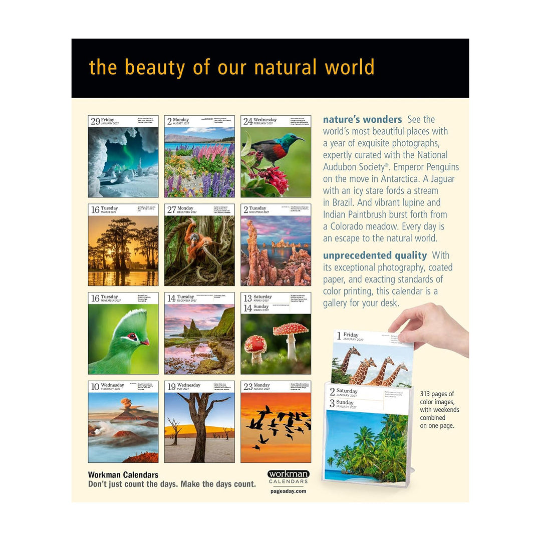 Audubon Nature Page-A-Day Gallery 2027 Calendar