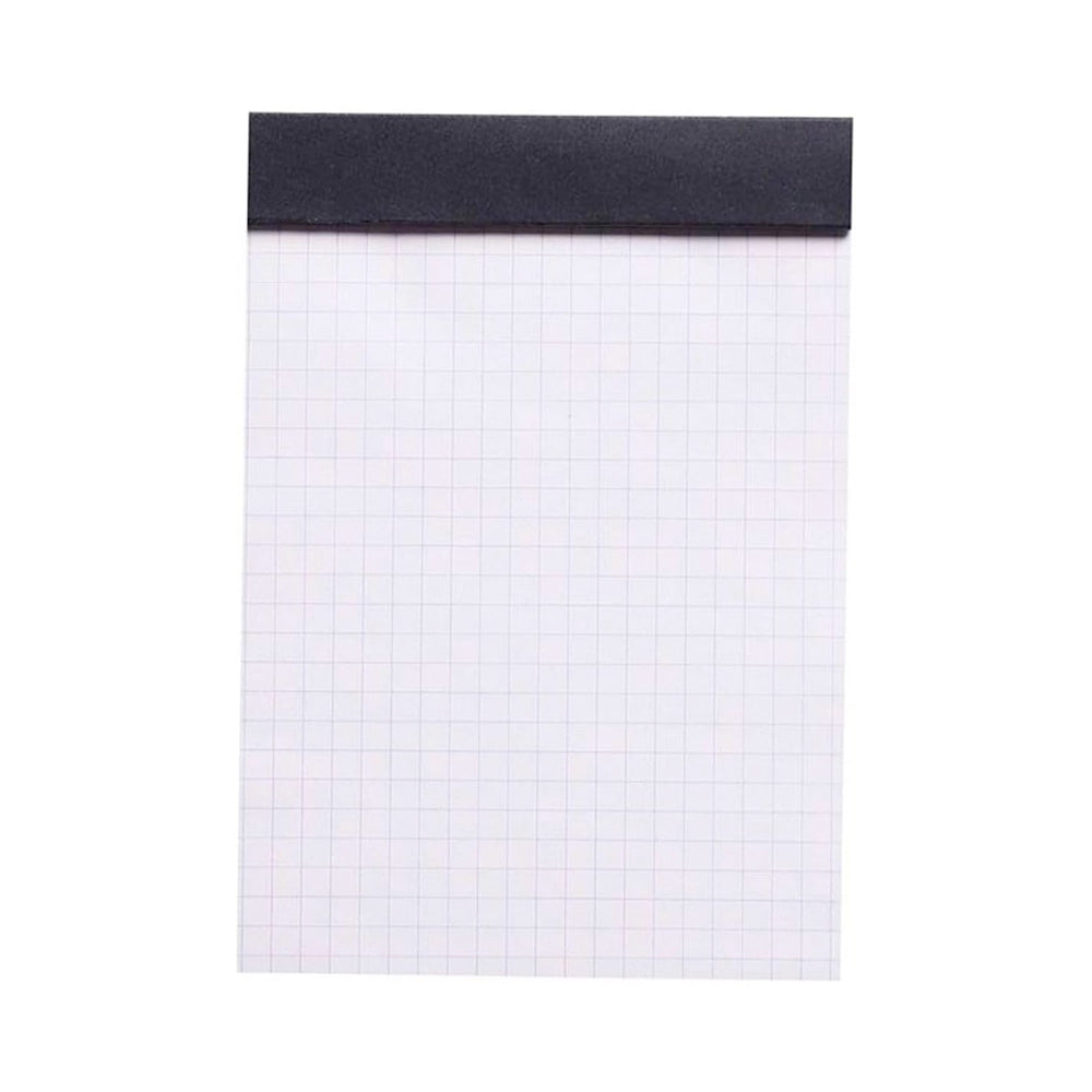 Rhodia Black 4"x6" 5x5 Quad Graph Top Stapled 80ct