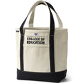 Lands' End Natural Canvas UW College of Education Open Top Tote Bag thumbnail