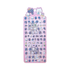 Animal Park Cat 3 Tiny Puffy Stickers