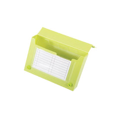 Filexec Assorted Green Oath 3"x5" Index Card Case