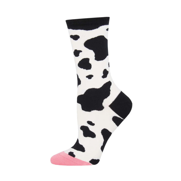 Socksmith White Moooo! Women's Socks
