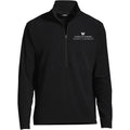 Lands' End Men's UW School of Nursing Thermacheck Fleece Quarter Zip Black thumbnail