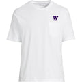 Lands' End Unisex UW Alumni Short Sleeve Pocket T-Shirt White thumbnail