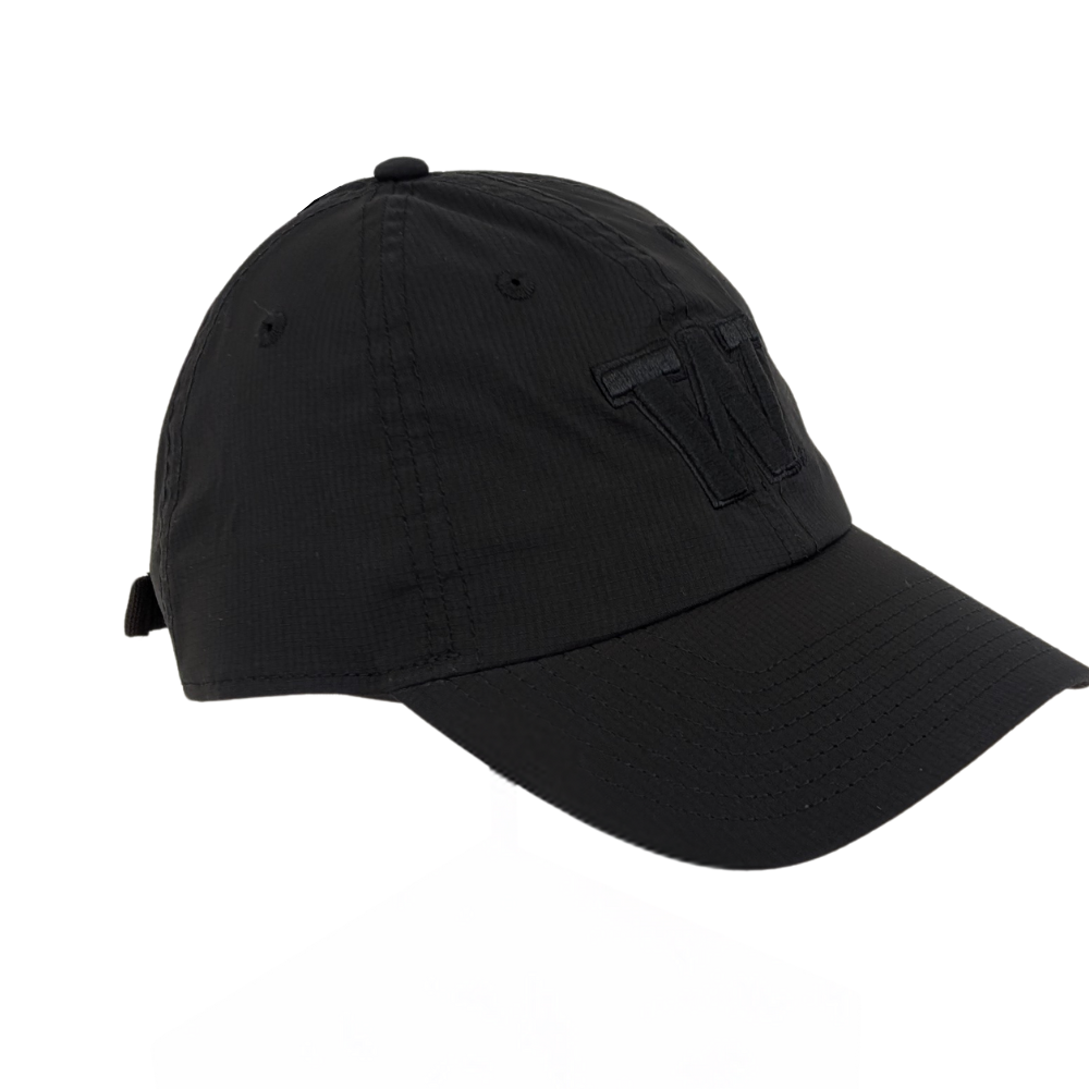 New Era Kids' Black Tonal W Logo Casual Classic Ripstop Adjustable Hat