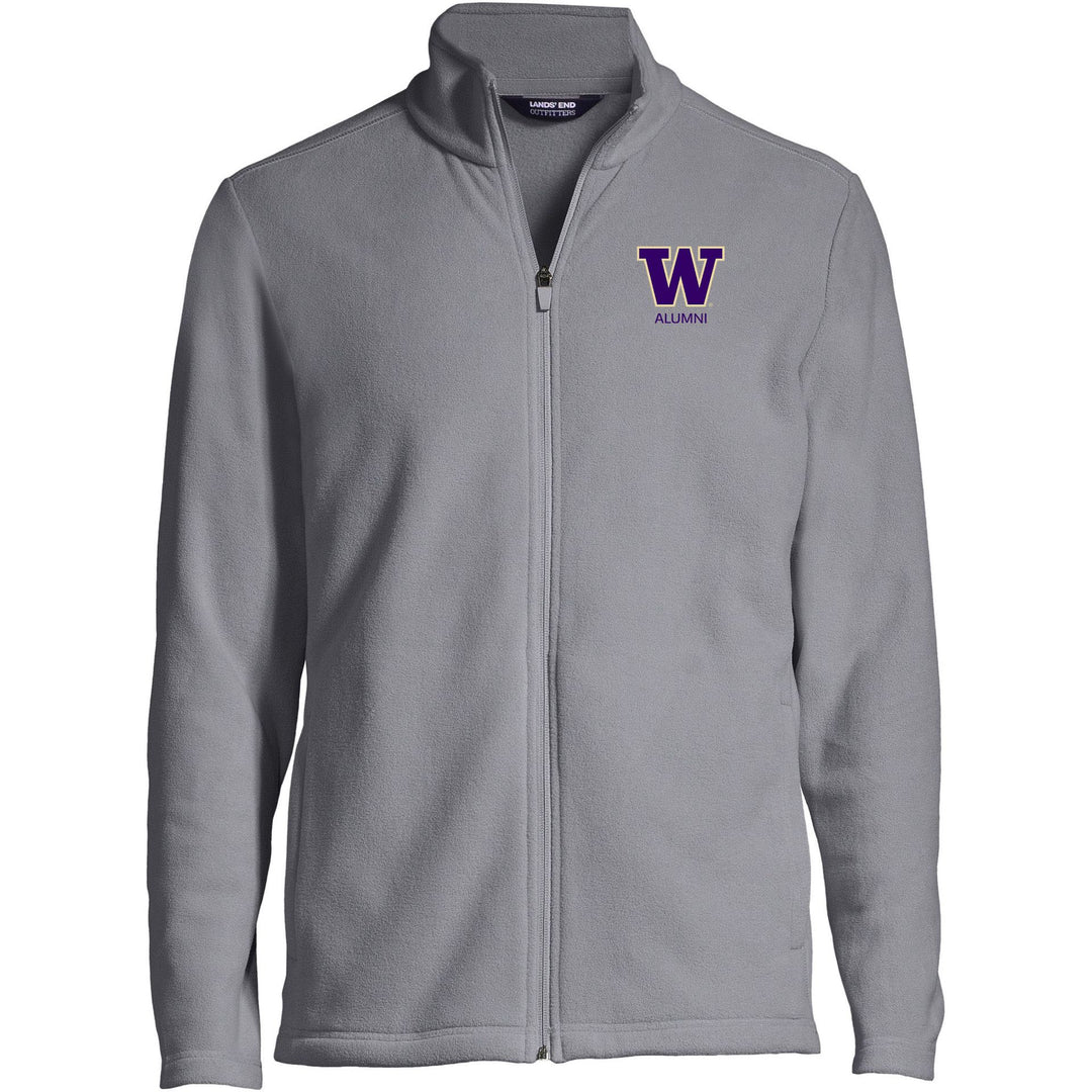 Lands' End Men's UW Alumni ThermaCheck Fleece Full Zip
