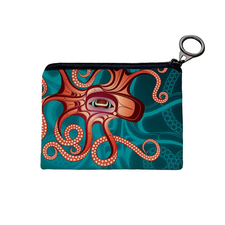 Native Northwest Octopus Coin Purse