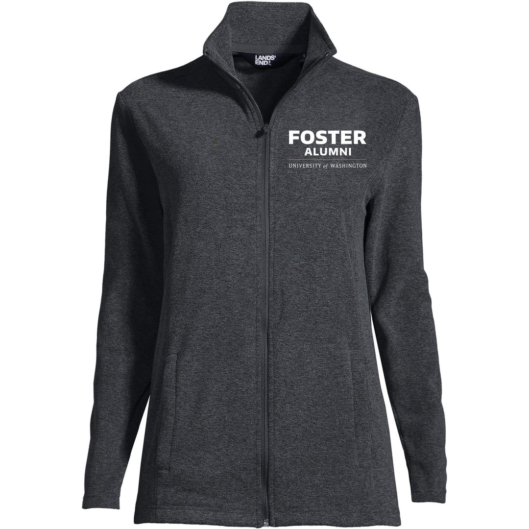 Lands' End Women's UW Foster Alumni ThermaCheck Fleece Full Zip
