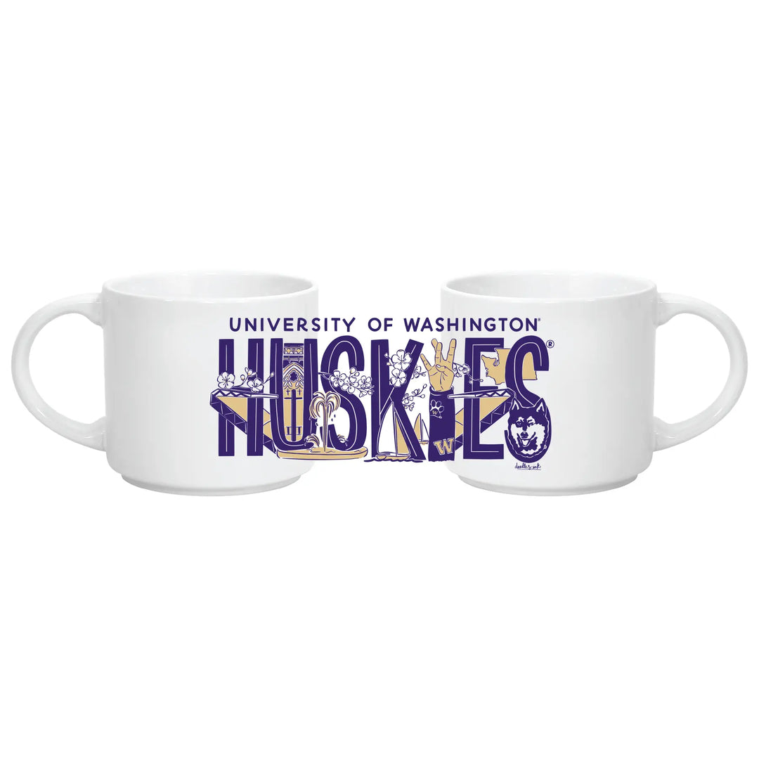 Neil Regina U of WA Huskies Nolan Mug 14oz