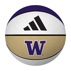 Photo of adidas W Purple Gold Mini Rubber Basketball.