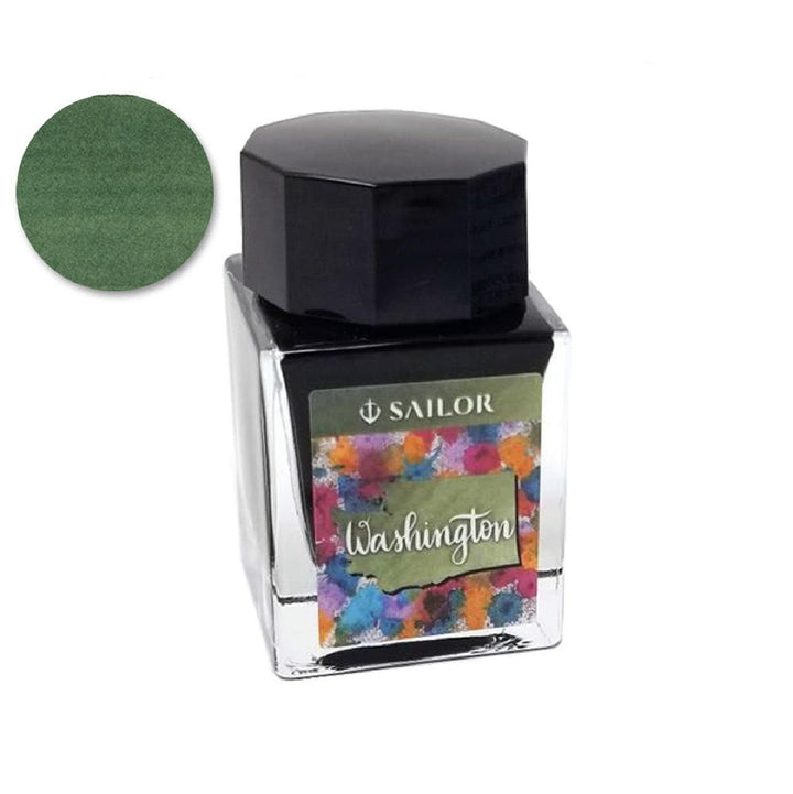 Sailor Compass USA 50 States 20ml Ink Bottle#color_green