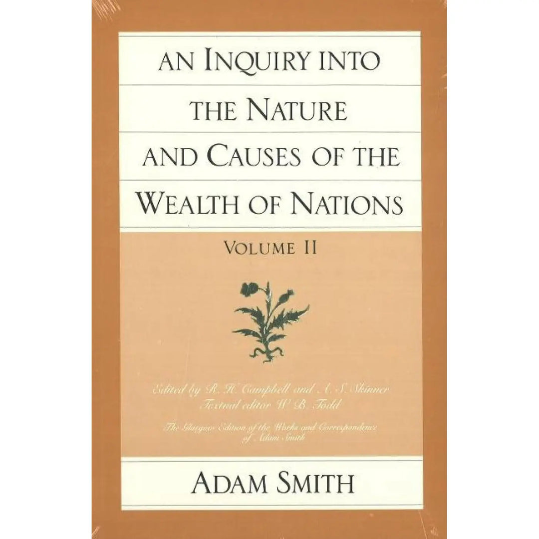 V.2 Wealth Of Nations, Inquiry Into Nature & Causes