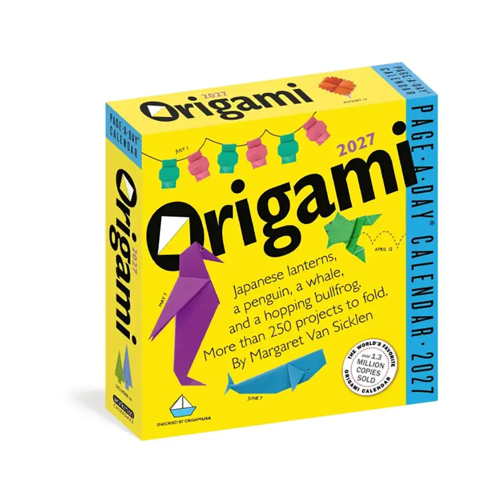 Origami Page-A-Day 2027 Calendar