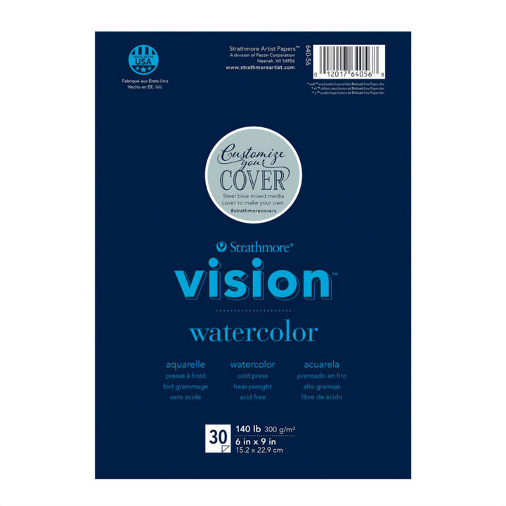 Strathmore Vision 140lb Cold Press Watercolor Pad