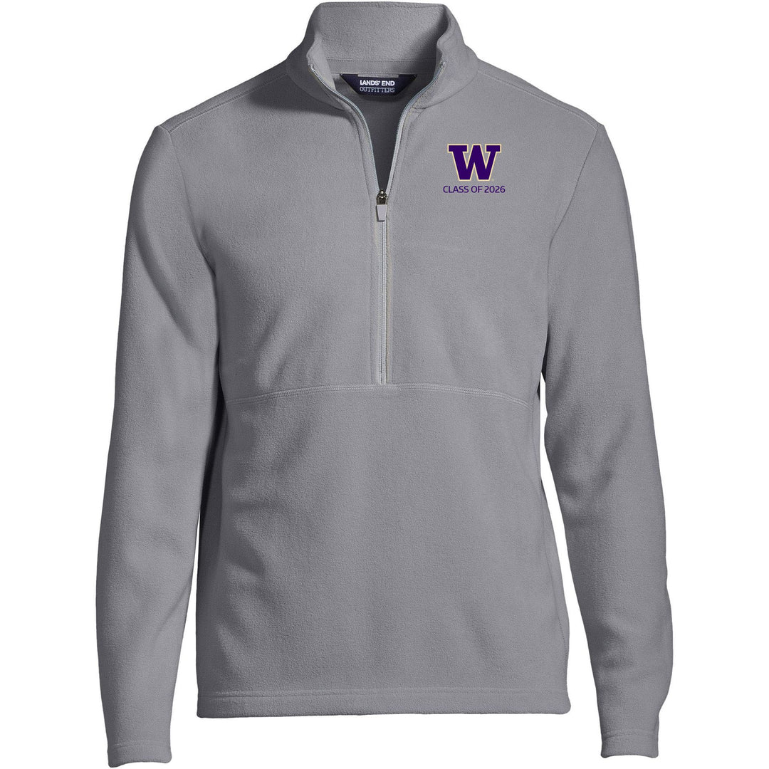 Lands' End Men's UW Class of 2026 ThermaCheck Fleece Quarter Zip