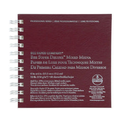 Photo of Bee Paper Super Deluxe 93lb Mixed Media Spiral Pad.
